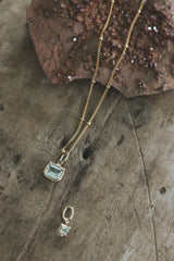 Necklace Charm - Bi Color Tourmaline thumbnail