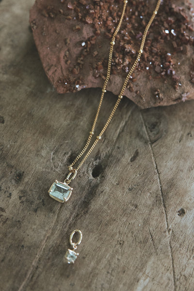 Necklace Charm - Bi Color Tourmaline