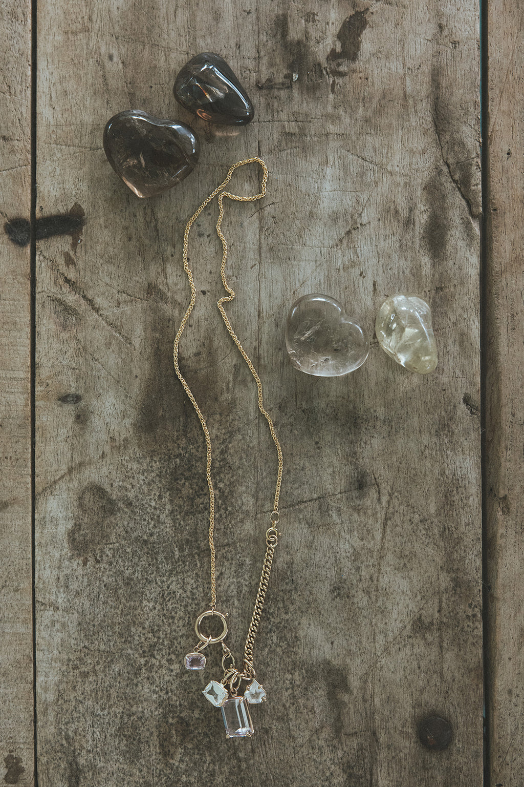 Necklace Charm - Kunzite | GF + SS