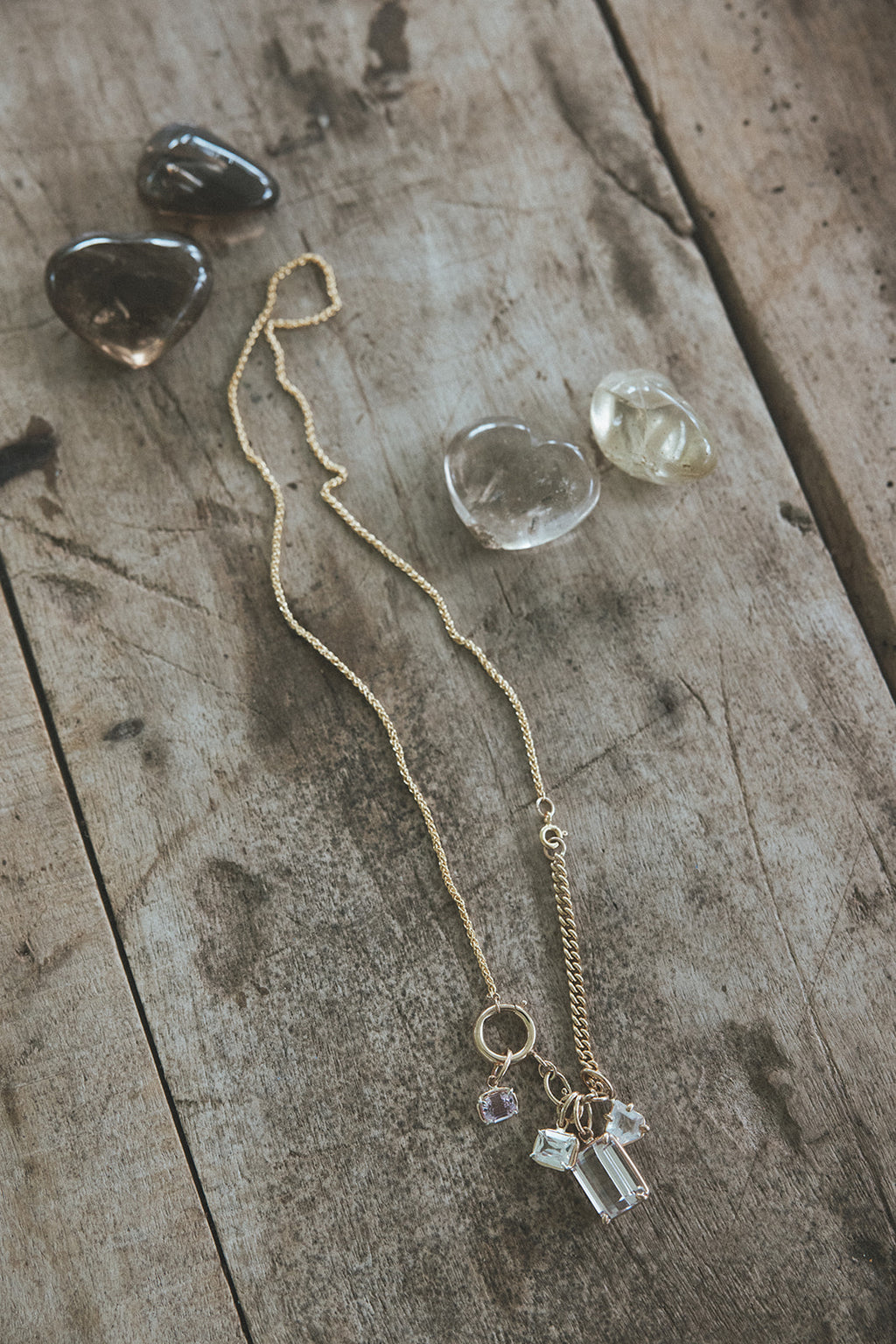 Necklace Charm - Kunzite | GF + SS