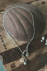 Shackle Necklace Charms - Tahitian Pearls | SS thumbnail