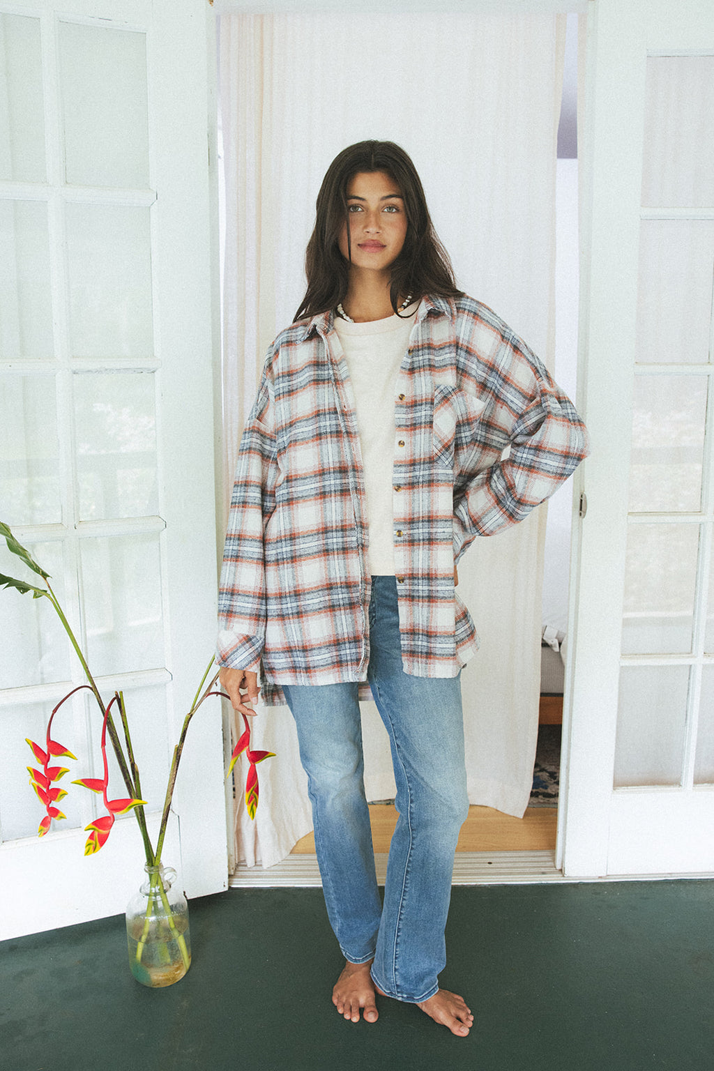 Vintage Boyfriend Flannel - K