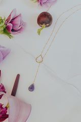 Lariat Necklace - Hackmanite thumbnail