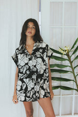Short Sleeve Pocket Blouse - Hana Nightfall thumbnail