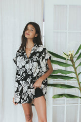 Short Sleeve Pocket Blouse - Hana Nightfall thumbnail