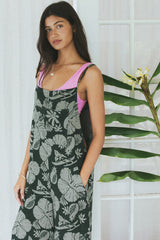 Aloha Print Overalls - Hana Forest thumbnail