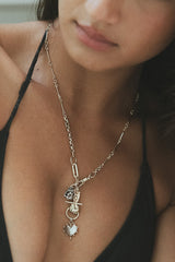 Shackle Necklace Charm - Hebrew Cone Shell | 14K thumbnail