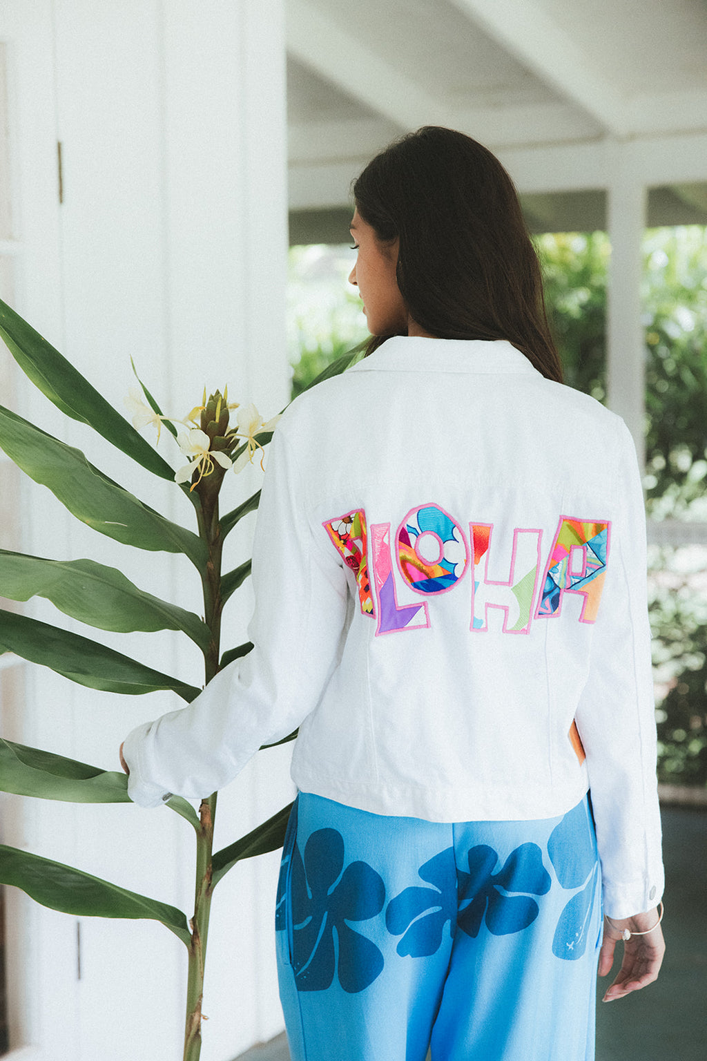 Aloha Patch Denim Jacket