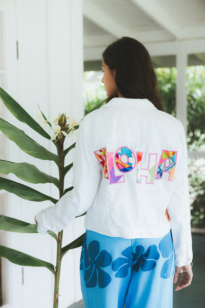 Aloha Patch Denim Jacket