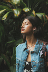 Evil Eye Denim Vest thumbnail