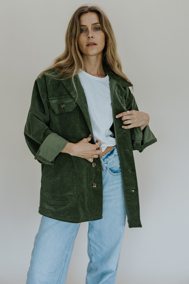 Mossy Utility Patched-Up Jacket