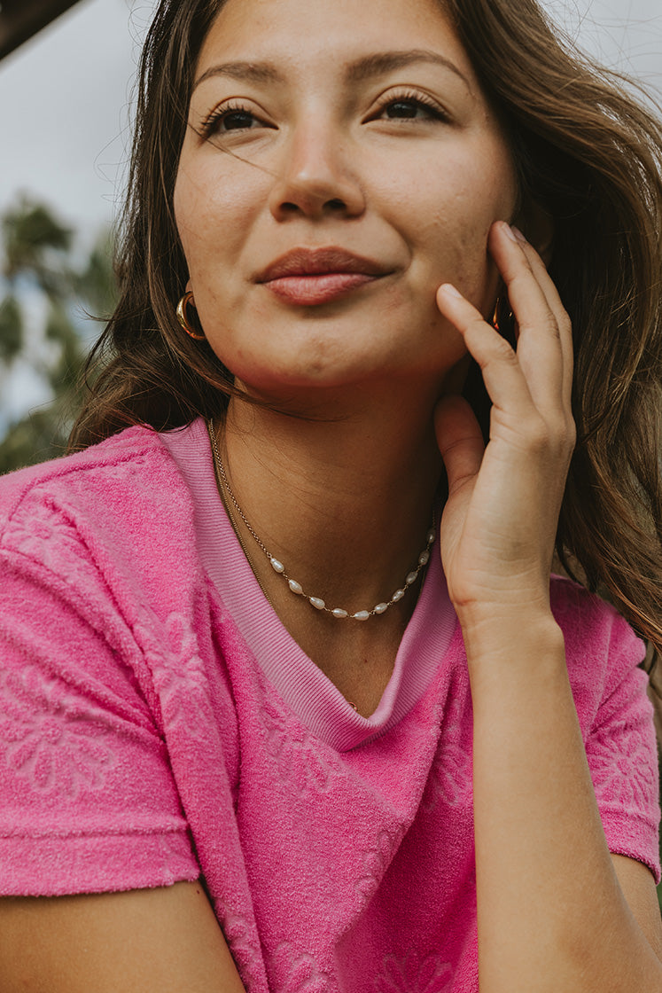 Freshwater Pearl Choker - 14k