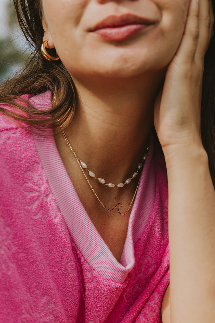 Freshwater Pearl Choker - 14k