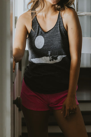 Toes on the Nose Tank Top - Charcoal