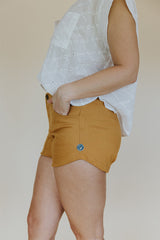 Retro Pocket Shorts - Marigold Twill thumbnail