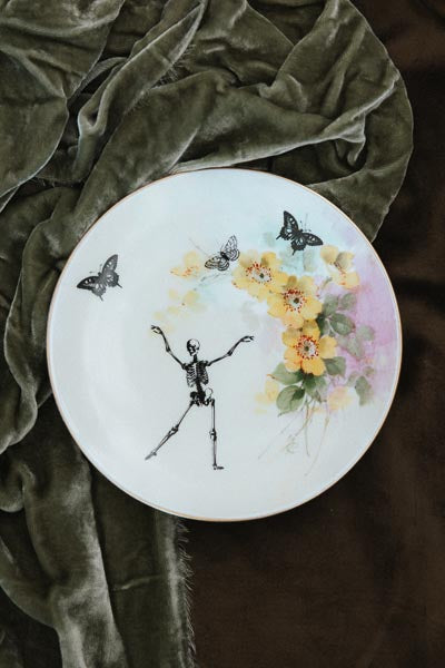 Dancing Skeleton Jewelry Dish