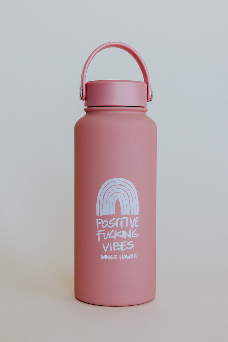 Posi Vibes Water Bottle - Cotton Candy