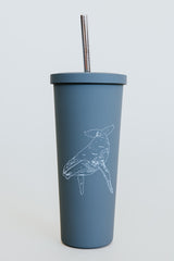 Humpback Whale Tumbler - Grey thumbnail