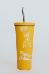 Mermaid Party Tumbler - Sunflower thumbnail