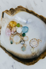 Wings Hawaii Charm Bar assorted necklace charms. hebrew cone shell top necklace charm in 14k gold-filled. Charm Bar mix and match, create your own charm necklace.  thumbnail