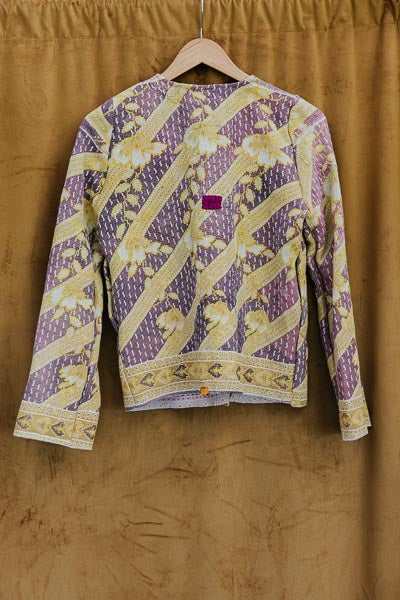 Vintage Kantha Jacket - Golden Hour