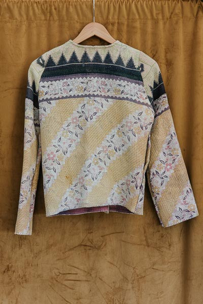Vintage Kantha Jacket - Blue Bayou