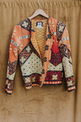 Vintage Kantha Jacket - Midnight Bloom thumbnail