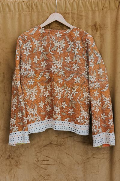 Vintage Kantha Jacket - Autumn Florals