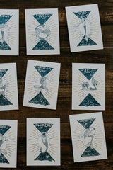 Wings Hawaii zodiac letterpress prints thumbnail