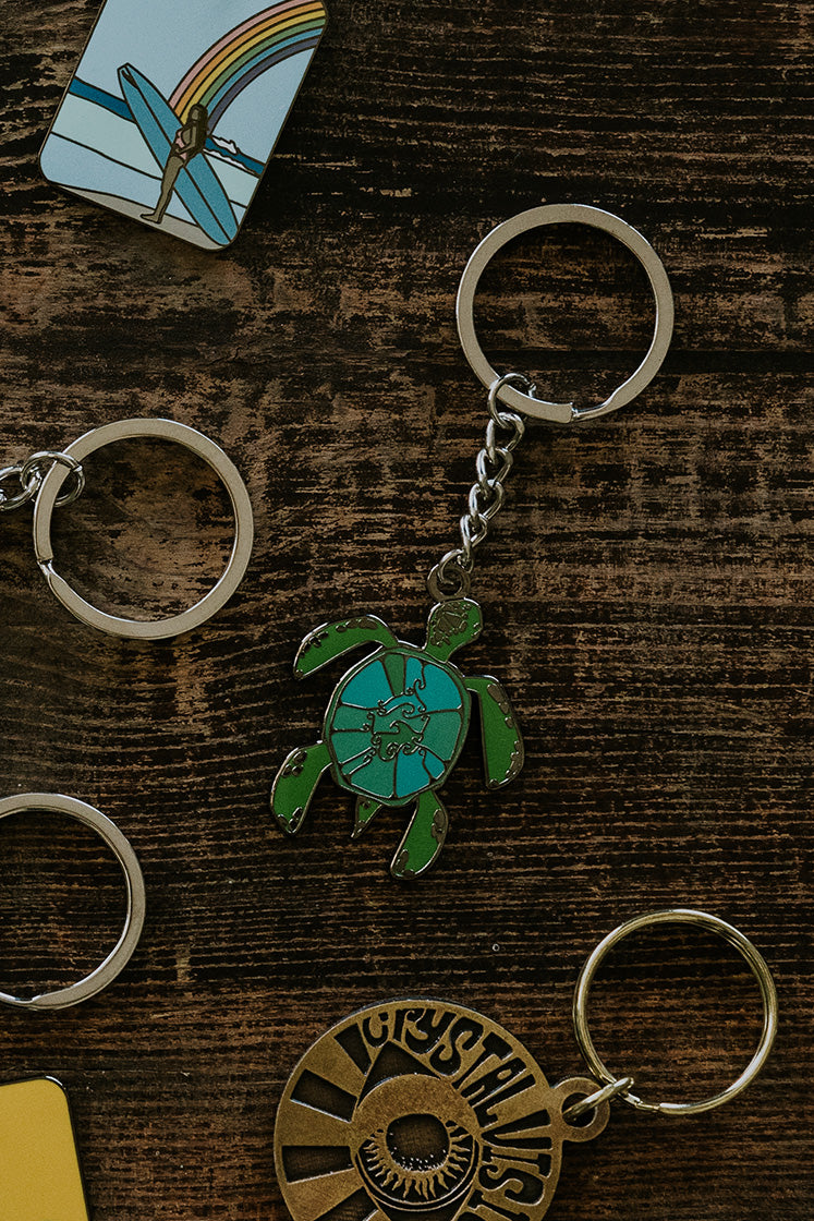 Wings Hawaii enameled key chains