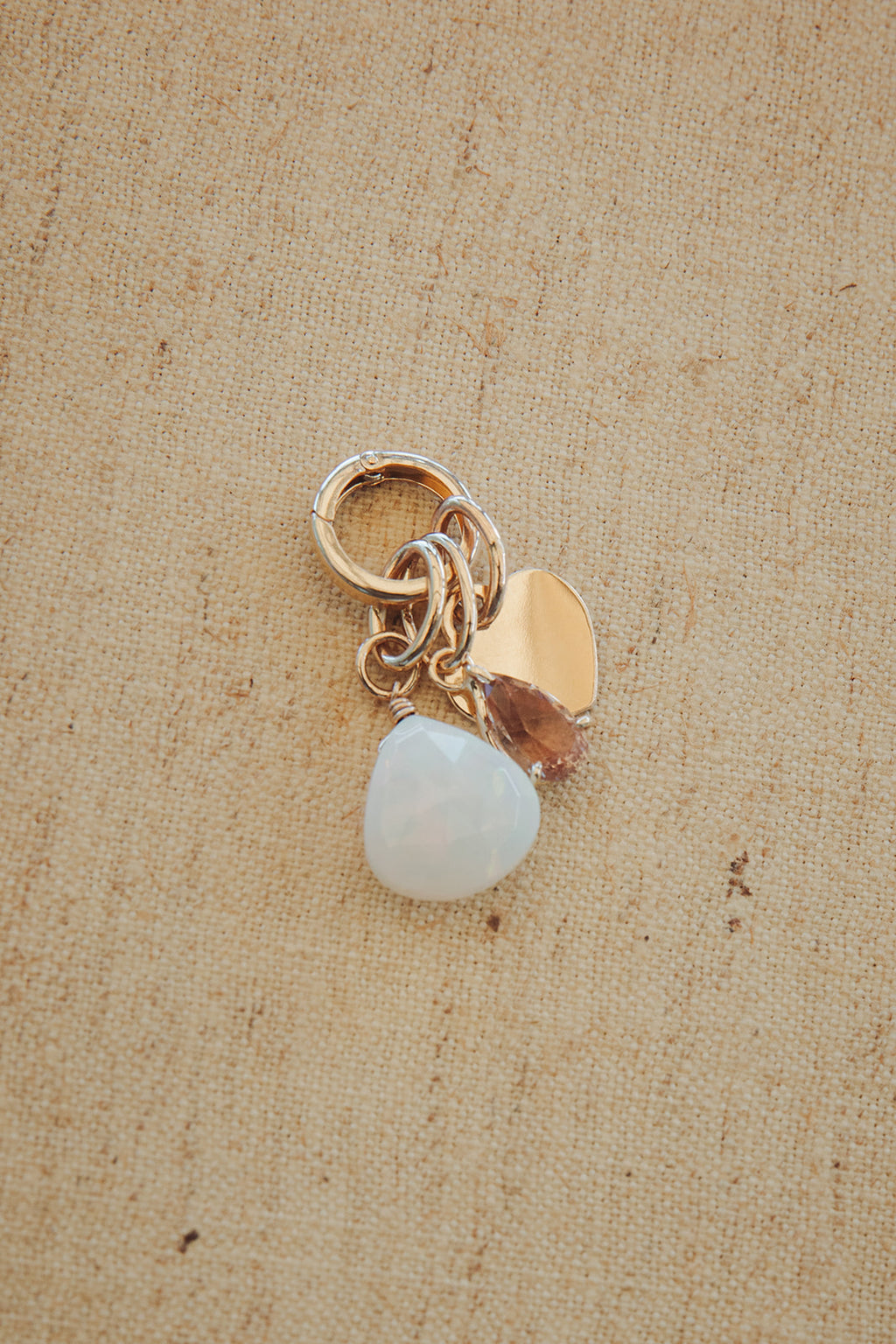 Wings Hawaii Circle Connector charm jewelry accessory in 14k gold-filled or sterling silver. Add charms to any necklace. Creative, stylish, and easy charm jewelry customization piece handmade in Maui. 