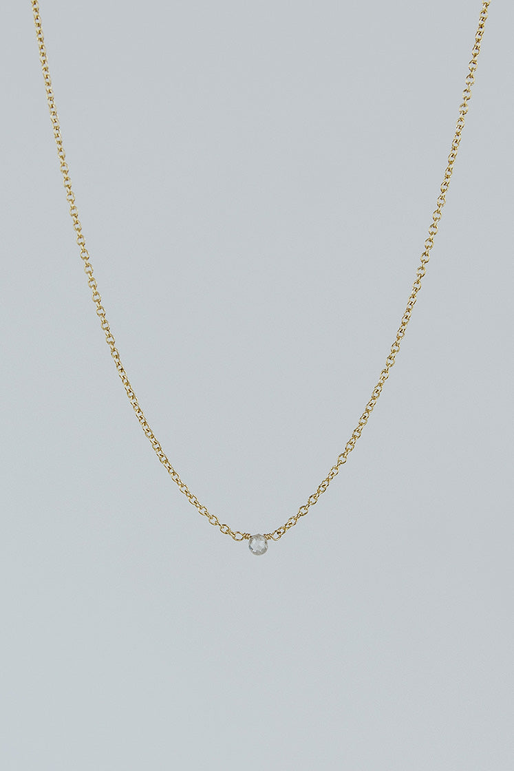 Diamond Solitaire Necklace