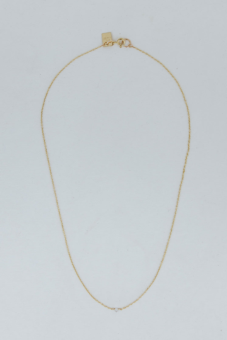 Diamond Solitaire Necklace