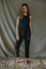 Retro Pocket Pants - Charcoal Corduroy thumbnail