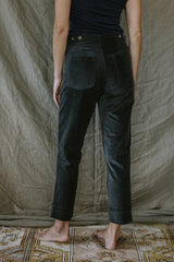 Retro Pocket Pants - Charcoal Corduroy thumbnail