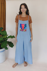 Sun Pocket Overalls - Blue thumbnail