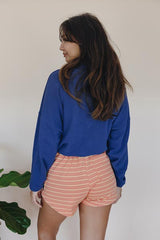 Waffle Mock Neck - Deep Surf | Rayon Blend thumbnail