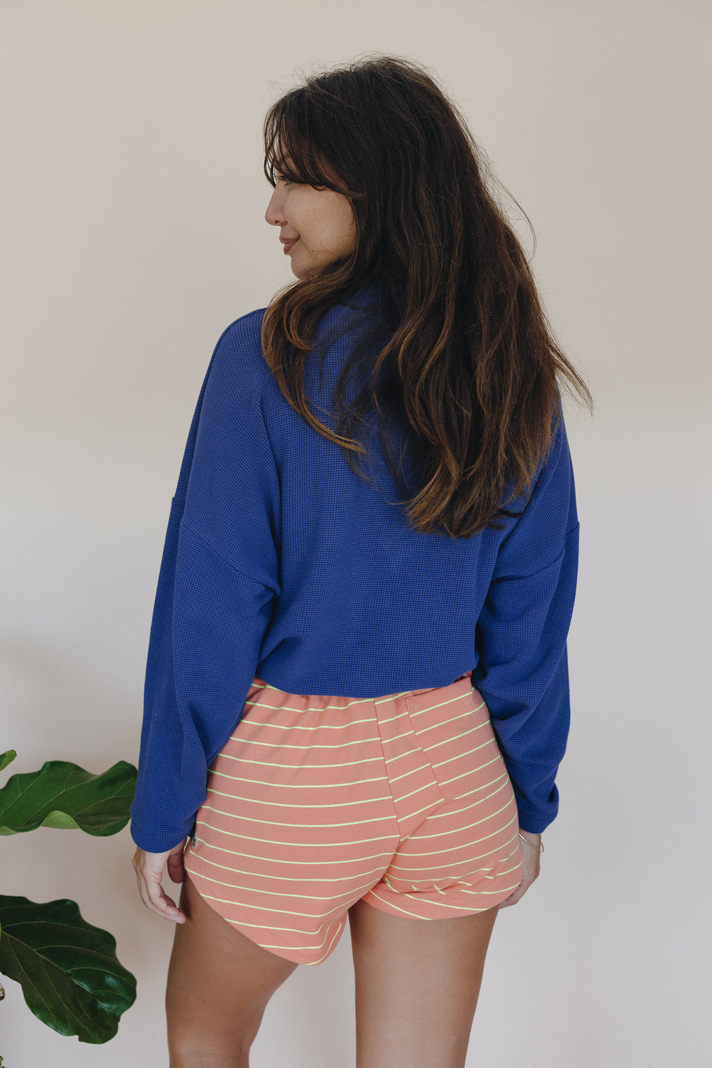 Waffle Mock Neck - Deep Surf | Rayon Blend