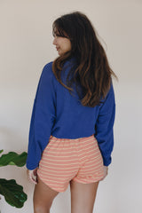 Waffle Mock Neck - Deep Surf | Rayon Blend thumbnail