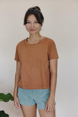 Organic Cotton Crop Tee - Vintage Map thumbnail