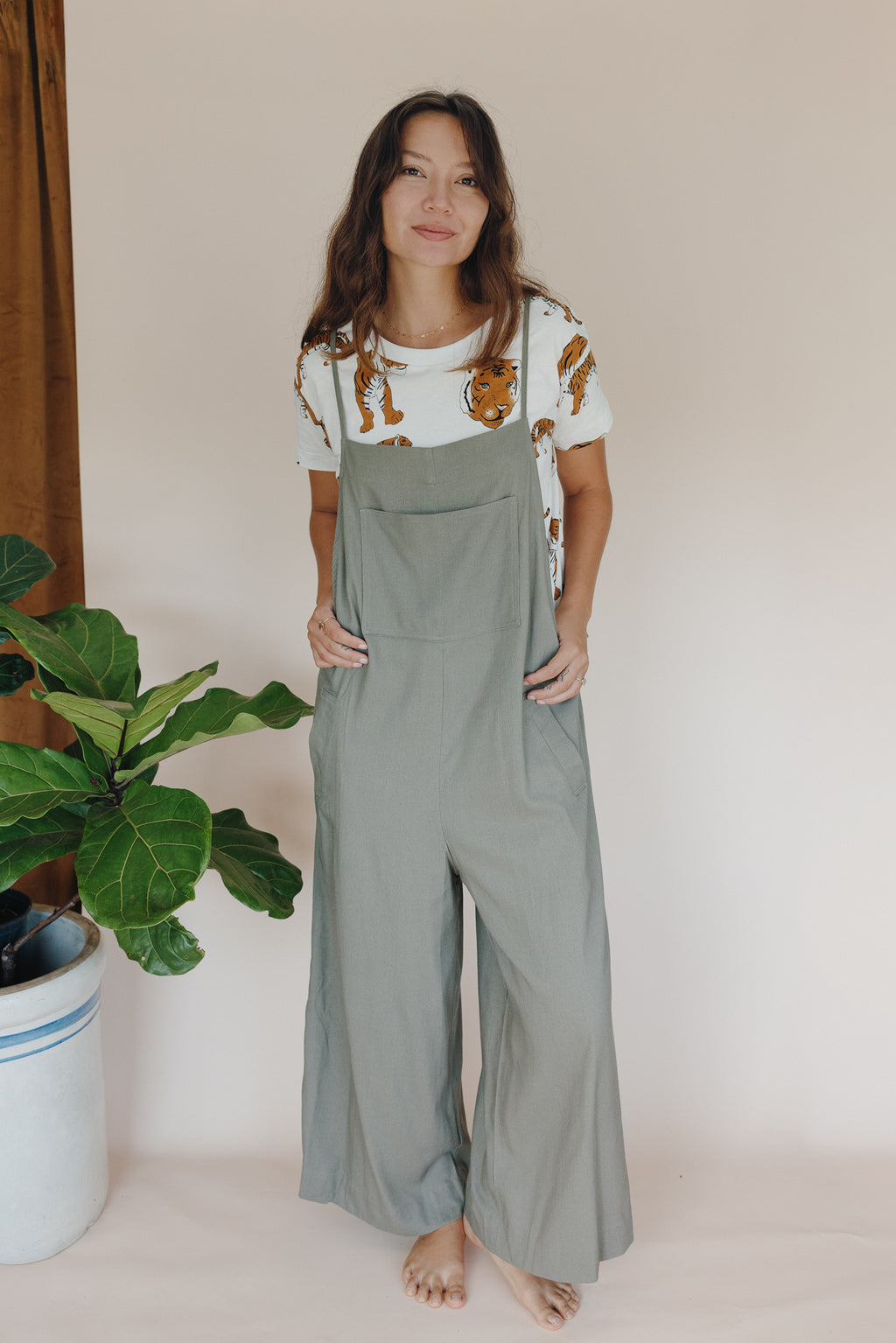 Overalls - Olive Grove