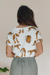 Organic Cotton Crop Tee - Tiger thumbnail
