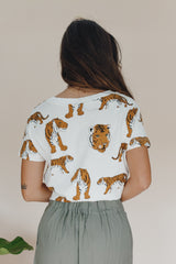 Organic Cotton Crop Tee - Tiger thumbnail