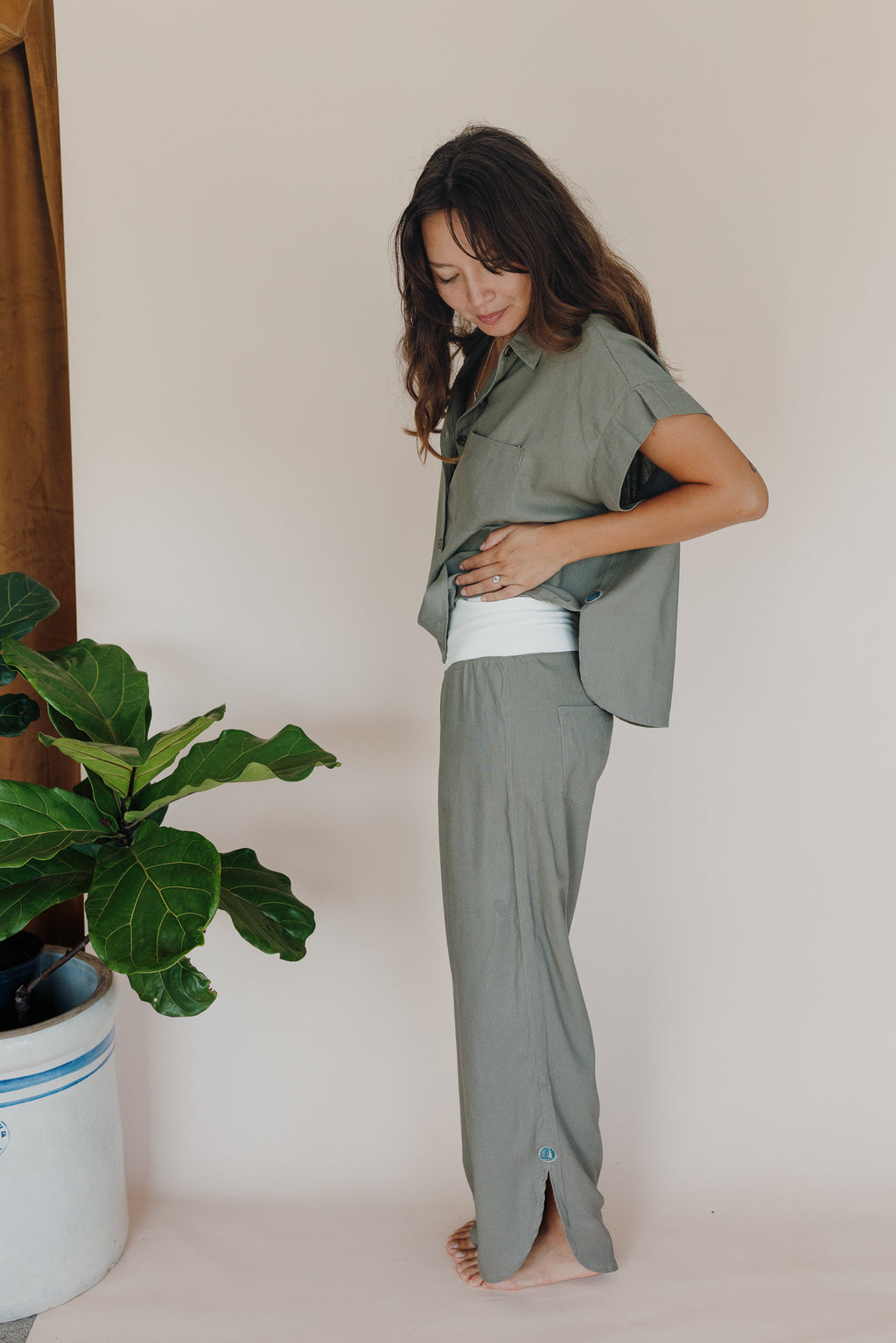 Pau Hana Pants - Olive Grove