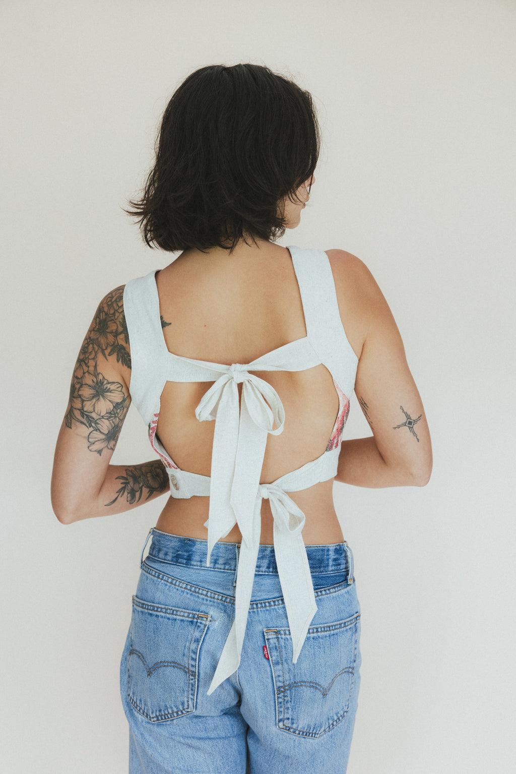 Pinafore Crop Top - Kimi Ginger