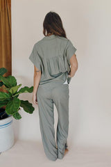 Boxy Button-up - Olive Grove thumbnail