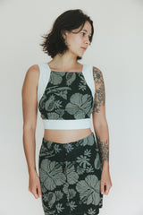 Pinafore Crop Top - Hana Forest thumbnail