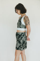 Retro Pocket Mini Skirt - Hana Forest thumbnail