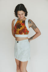 Retro Pocket Mini Skirt - Hana Pearl thumbnail