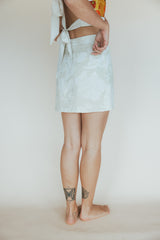 Retro Pocket Mini Skirt - Hana Pearl thumbnail
